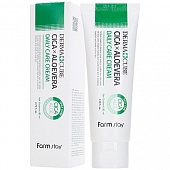 Крем для лица с центеллой азиатской и алоэ Farm Stay Derma Cube Cica & Aloevera Daily Care Cream