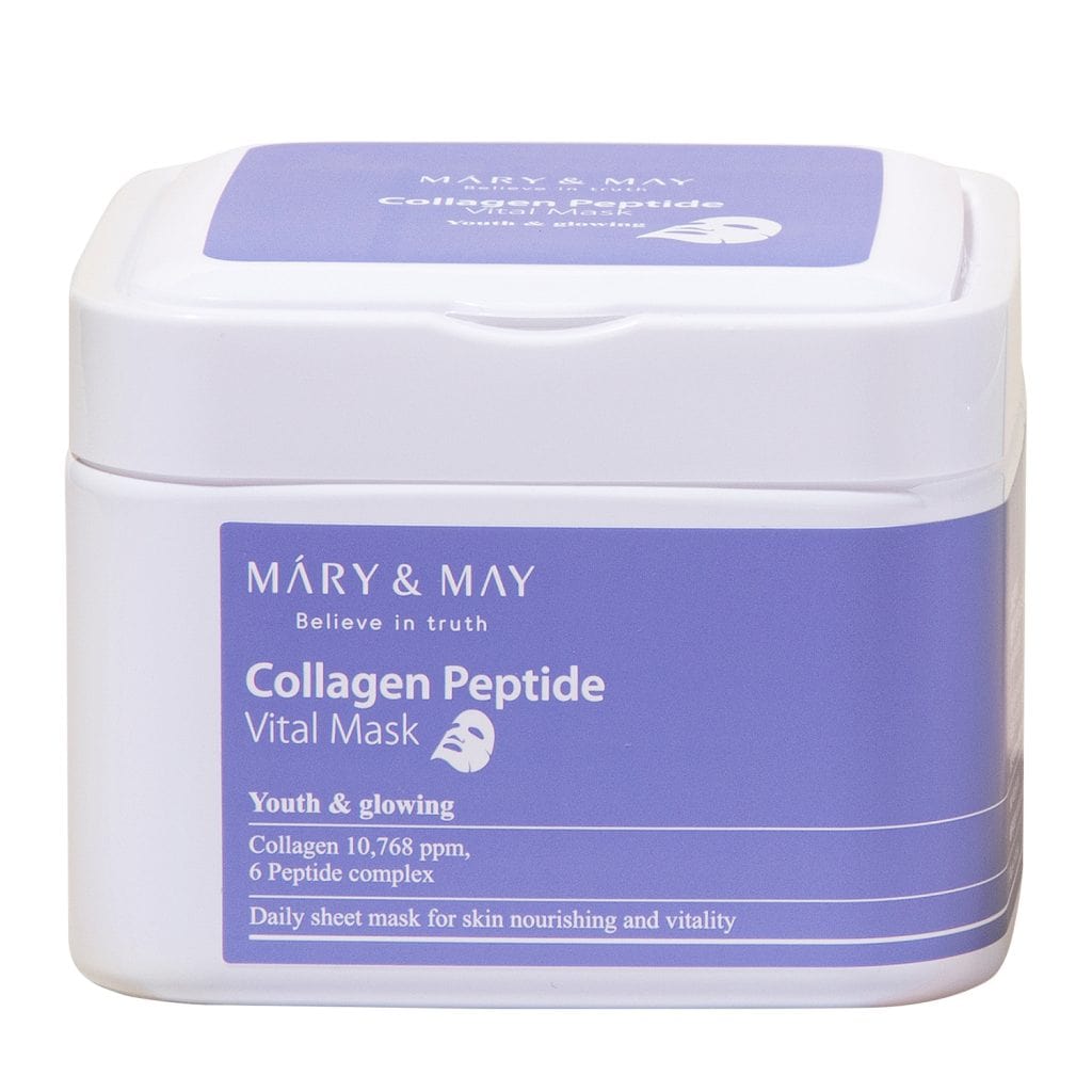 Mary&May Collagen Peptide Vital Mask, 30 шт-min