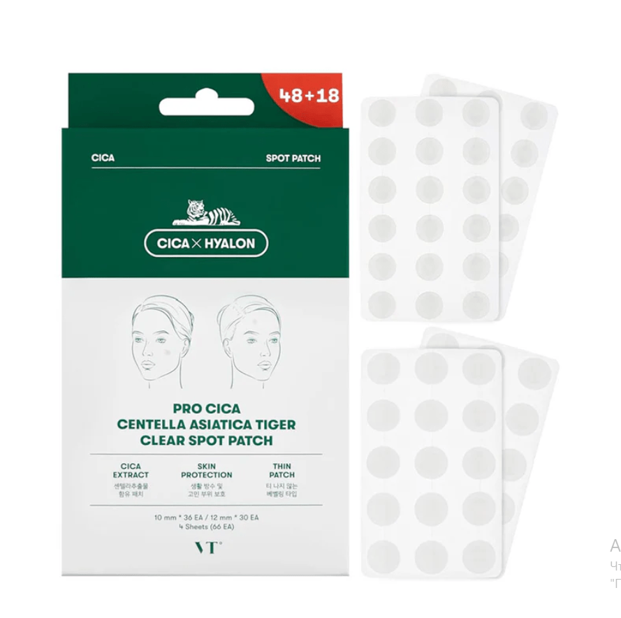 VT Cosmetics Pro Cica Centella Asiatica Tiger Clear Spot Patch-min