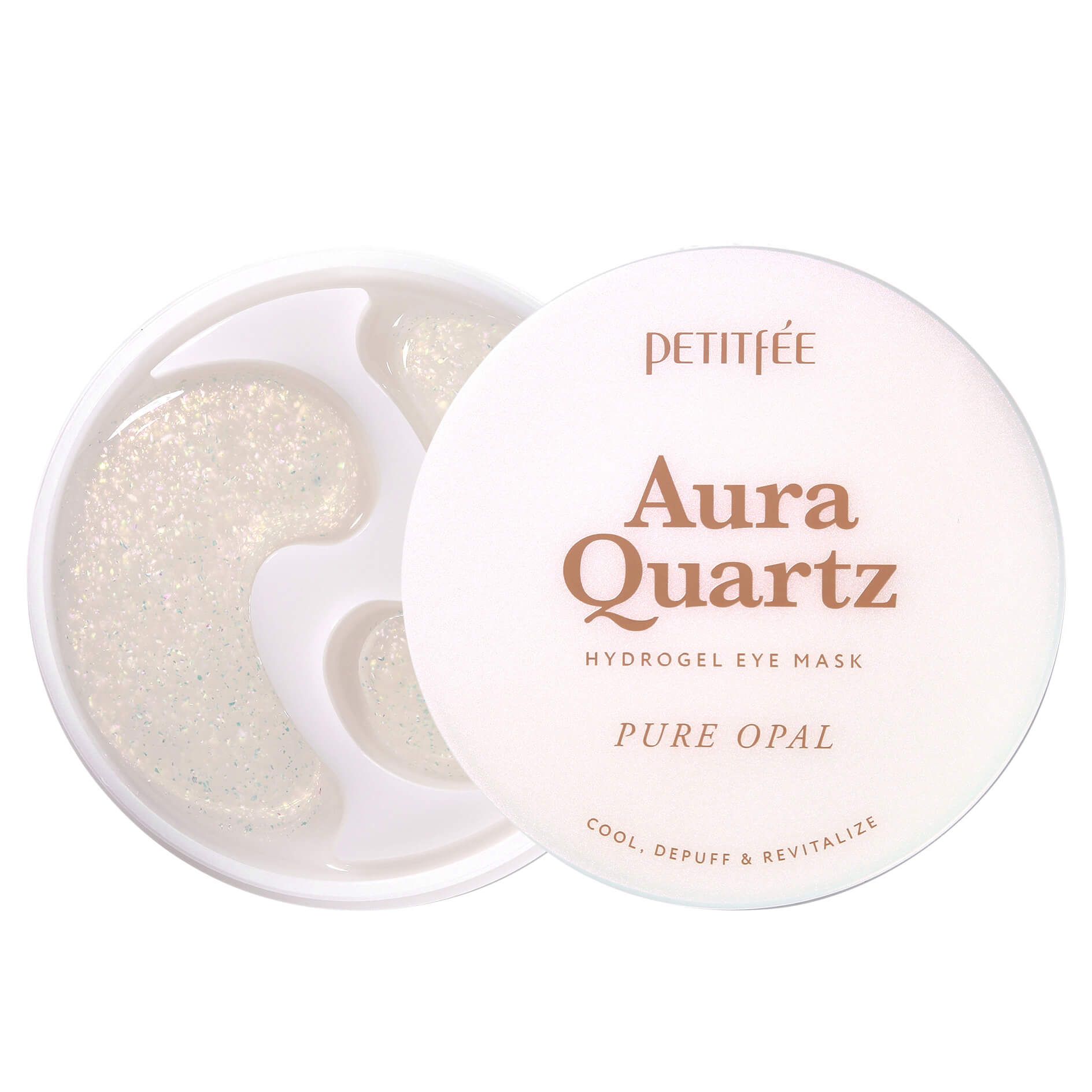 Petitfee Aura Quartz Hydrogel Eye Mask Pure Opal-min