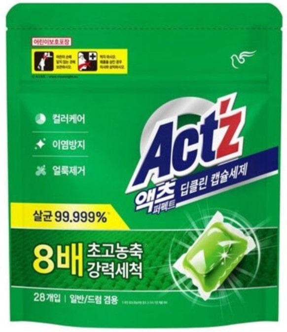 Pigeon ACT'Z Perfect Deep Clean Capsule, 28 шт 420 гр-min
