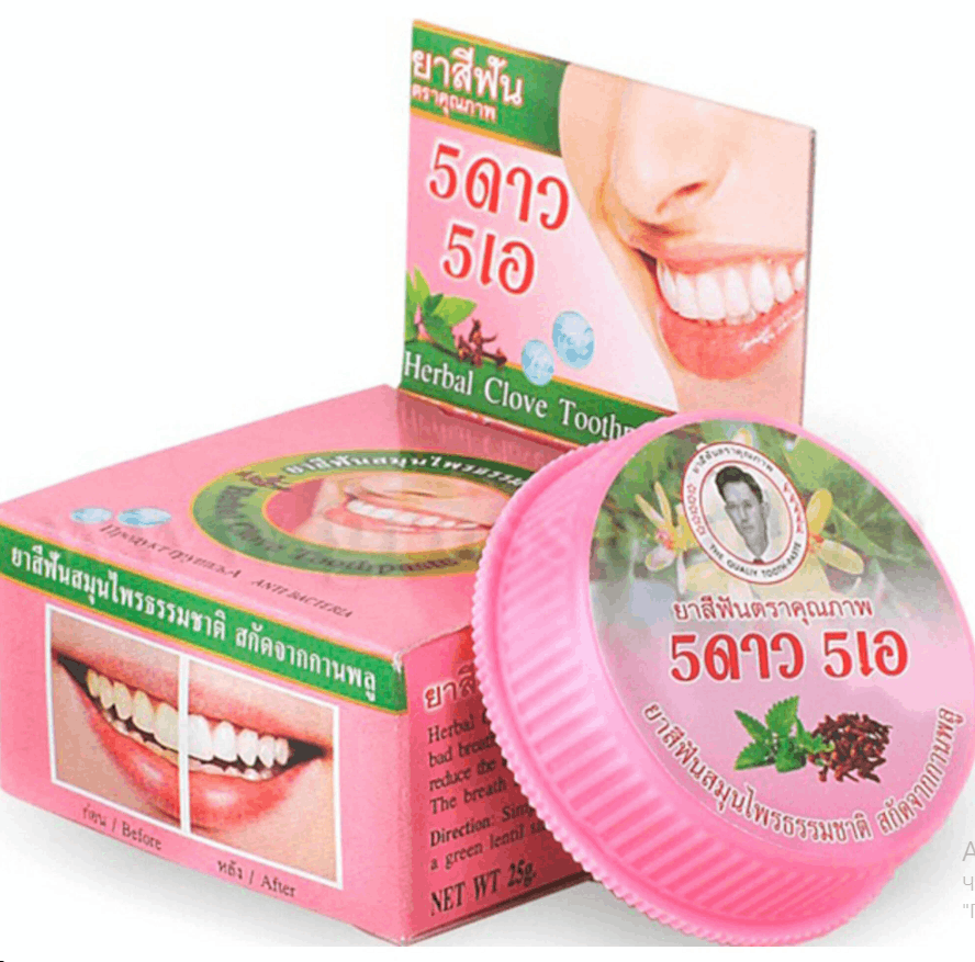 Зубная паста отбеливающая травяная 5 Star Cosmetic