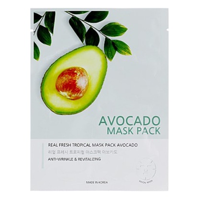 Маска тканевая Jungnani Real Fresh Tropical Mask, 25мл