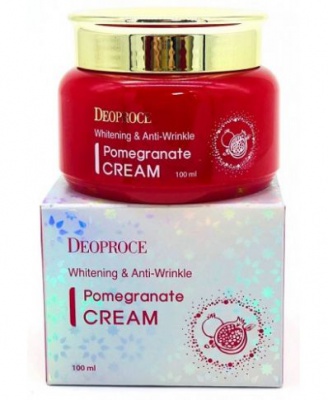 Крем для лица антивозрастной с экстрактом граната Deoproce Whitening Pomegranate Cream