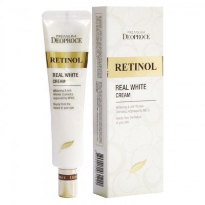 Крем с ретинолом для век и носогубных складок Deoproce Premium Retinol Real White Cream