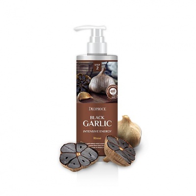 Бальзам для волос чёрный чеснок Deoproce Black Garlic Intensme Energy Rinse