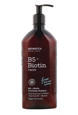 Шампунь с витамином В5 и биотином Aromatica B5+Biotin Fortifying Shampoo 