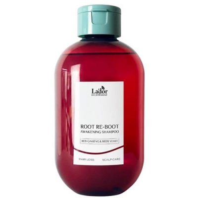 Шампунь для роста волос LA'DOR ROOT RE-BOOT AWAKENING SHAMPOO RED GINSENG & BEER YEAST, 800мл