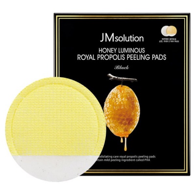 Подушечки очищающие JMsolution Honey Luminous Royal Propolis Peeling Pads