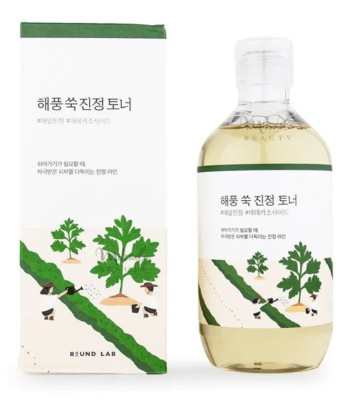 Тоник для лица успокаивающий ROUND LAB MUGWORT CALMING TONER, 300мл