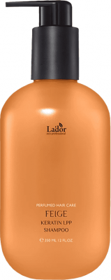 Шампунь для волос с кератином парфюмированный LA'DOR KERATIN LPP SHAMPOO FEIGE, 350мл