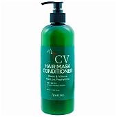 Маска кондиционер против выпадения волос Adelline clean & volume mask conditioner, 500мл