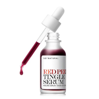 Пилинг-сыворотка кислотная для лица So Natural Red Peel Tingle Serum