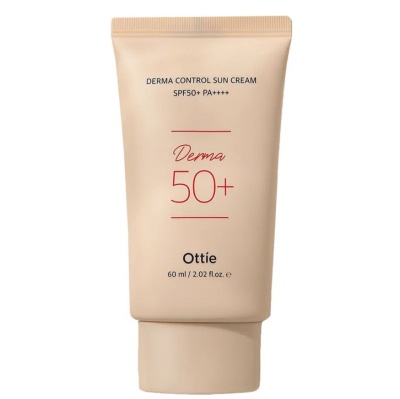 Солнцезащитный крем успокаивающий Ottie Derma Control Sun Cream SPF50+ PA++++ 60мл