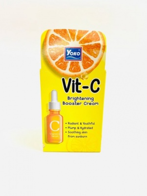 Крем-сыворотка для лица с витамином С Yoko Vit-C Brigtening Booster Cream
