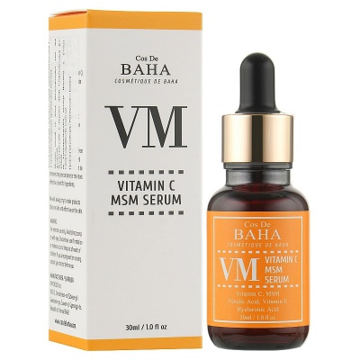 Сыворотка для лица осветляющая с витамином С Cos De Baha Vitamin C MSM Serum, 30 мл