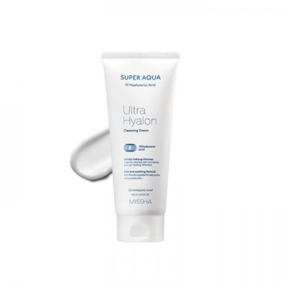 Крем для лица очищающий Missha Super Aqua Ultra Hyalron Cleansing Cream