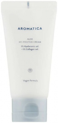 Крем для лица с алоэ, коллагеном и гиалур кислотой Aromatica Aloe Hy-ffective Cream