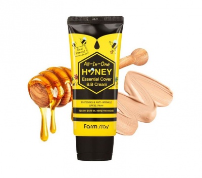 ББ крем с экстрактом мёда Farmstay All-In-One Honey Essential Cover B.B Cream SPF 30/PA++