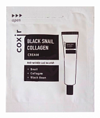 Крем для кожи вокруг глаз пробник Coxir Black Snail Collagen Eye Cream Sample 