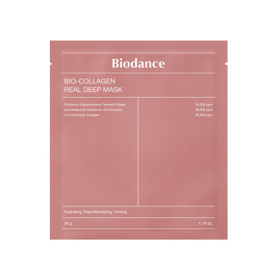 Маска гидрогелевая глубокоувлажняющая с коллагеном и ферментами Biodance Bio-Collagen Real Deep Mask