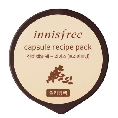 Капсульная маска для лица Innisfree Capsule Recipe Pack Rice
