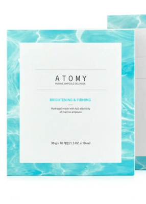 Гидрогелевая маска Сияние Atomy Marine Ampoule Gel Mask Brightening&Firming