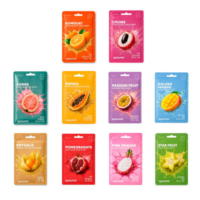 Маска на тканевой основе фруктовая AYOUME Fruit Mask Sheet, 23 мл