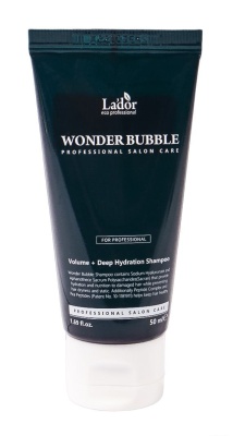 Шампунь увлажняющий для обьема волос мини версия La'dor Wonder Bubble Shampoo, 50мл
