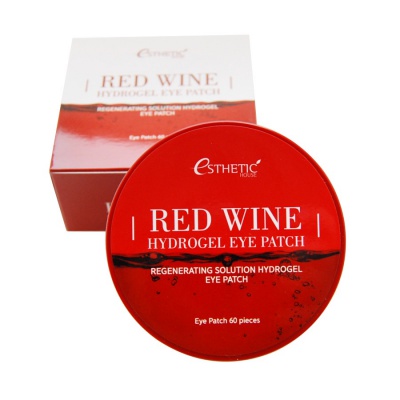 Патчи гидрогелевые для глаз Красное вино Esthetic House Red Wine Hydrogel Eye Patch