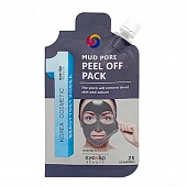 Маска-пленка очищающая Eyenlip Pocket Mud Pore Peel Off Pack