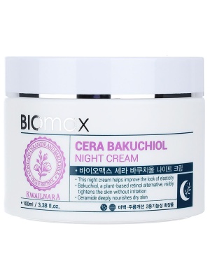 Крем для лица ночной Welcos Kwailnara Biomax Cera Bakuchiol Night Cream, 100мл