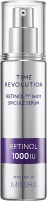 Cыворотка для лица с микроиглами MISSHA Time Revolution Retinol 1000 Shot Spicule Serum, 50 мл