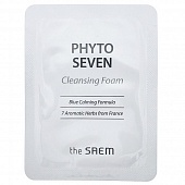 Пенка для умывания пробник The Saem Phyto Seven Cleansing Foam Sample 