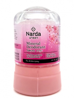 Дезодорант кристаллический "Сакура" Narda Mineral deodorant Sakura