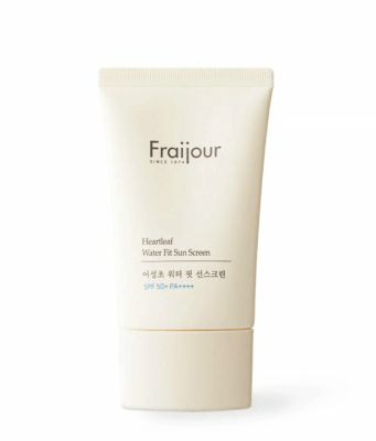Солнцезащитный крем для лица лёгкий Fraijour Heartleaf Water Fit Sun Screen SPF 50+ PA++++, 50 мл