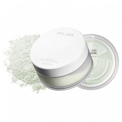Пудра рассыпчатая для лица MISSHA Airy Pot Powder Translucent Mint 9г