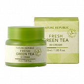 Освежающий крем с экстрактом зеленого чая Nature Republic Fresh Green Tea 80 Cream