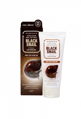 Маска-плёнка очищающая с муцином черной улитки Jigott Black Snail Pure Clean Peel Off Pack