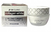 Крем восстанавливающий для лица с коллагеном 3W Clinic Collagen Whitening Cream