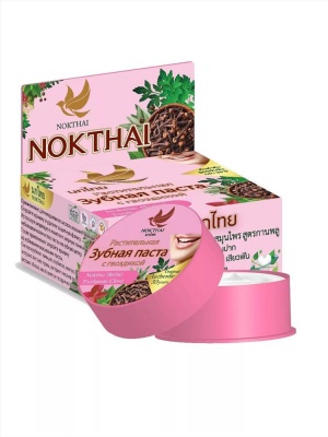Тайская зубная паста с экстрактом гвоздики Nokthai Clove Herbal Toothpaste 25 гр.