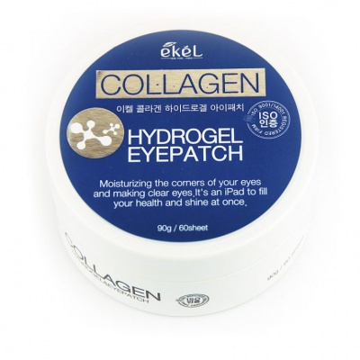 Патчи для глаз с экстрактом коллагена Ekel Collagen Hydrogel Eye Patch