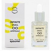 Сыворотка для лица с муцином улитки Ayoume Infinite Snail Ampoule