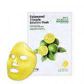 Маска для лица тканевая витаминная Eyenlip Calamansi Vitamin Solution Mask