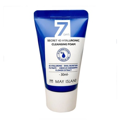 Пенка для лица с гиалуроновой кислотой May island 7 Days Secret 4D Hyaluronic Cleansing Foam 