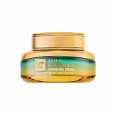 Крем для лица питательный с золотом и коллагеном FarmStay Gold Collagen Nourishing Cream 