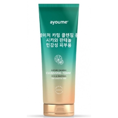 Пенка с экстрактом центеллы азиатской и пант Ayoume Nature Calming Cleansing Foam Cica & Pantenol
