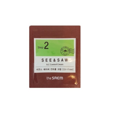 Крем для проблемной кожи пробник The Saem See&Saw AC Control Cream Sample