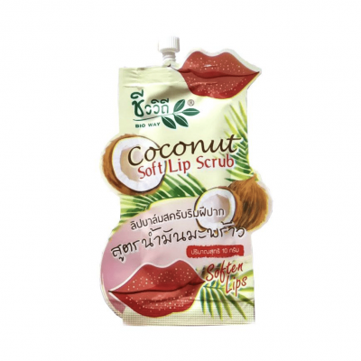 Скраб для губ с кокосовым маслом Bio Way Coconut Soft Lip Scrub 10 мл