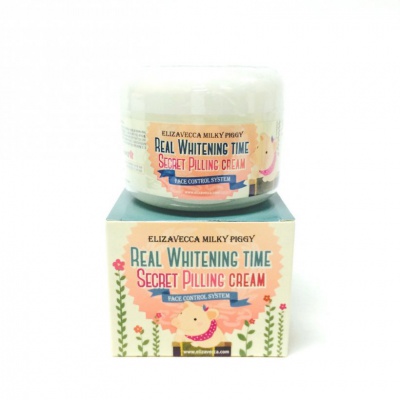 Пилинг-крем для лица осветляющий Elizavecca Real Whitening Time Secret Pilling Cream
